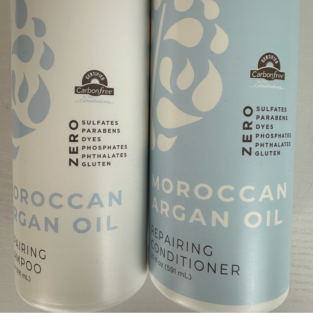 PureZero Moroccan Oil Shampoo & Conditioner 20 oz Extra Value Size NEW - Picture 2 of 4